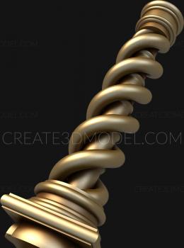 نموذج ثلاثي الأبعاد لآلة CNC الركائز 